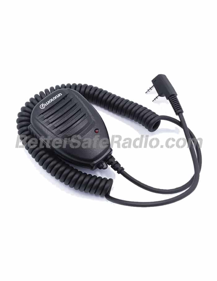Wouxun SMO-002 Compact Speaker Microphone with Tx LED - Front